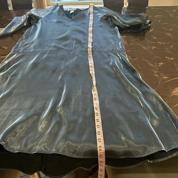 H&M High Sheen Dress $78 Size:XS - Picture 9 of 10
